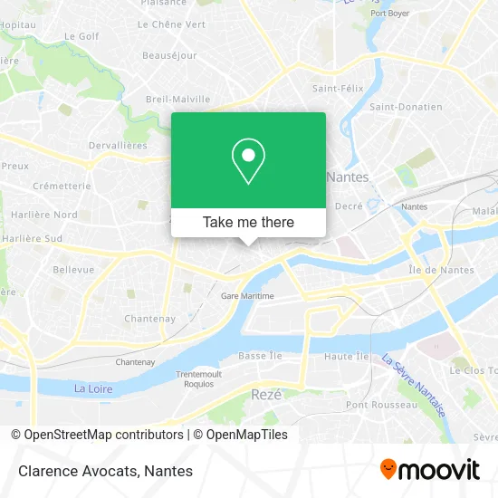 Clarence Avocats map