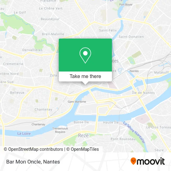 Mapa Bar Mon Oncle
