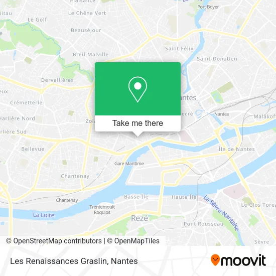 Les Renaissances Graslin map
