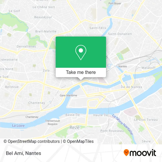 Mapa Bel Ami