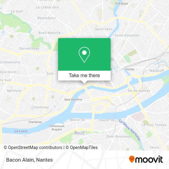 Mapa Bacon Alain