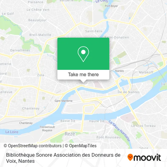 Mapa Bibliothèque Sonore Association des Donneurs de Voix