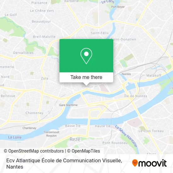 Ecv Atlantique École de Communication Visuelle map