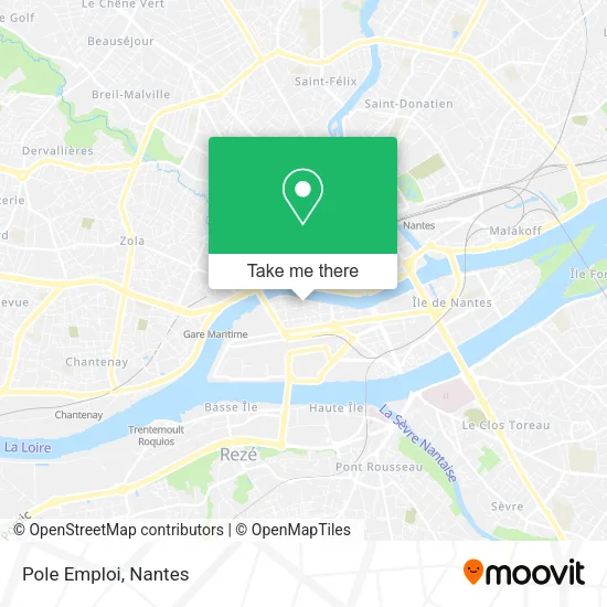 Pole Emploi map