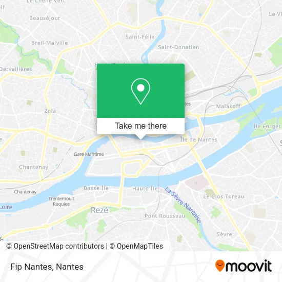 Fip Nantes map