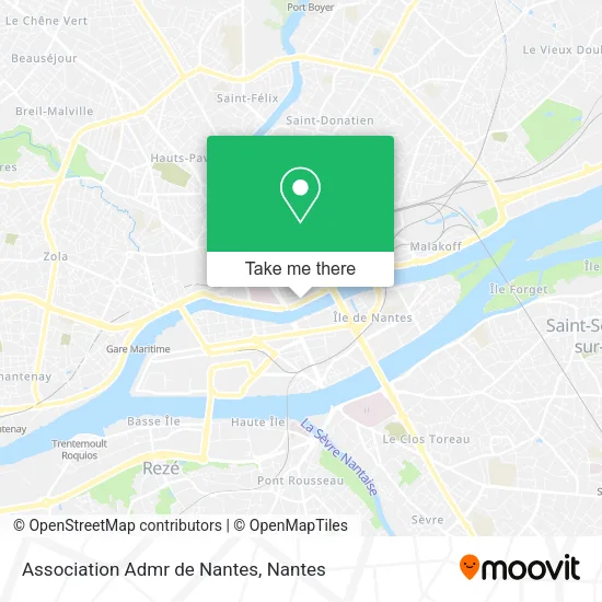 Mapa Association Admr de Nantes