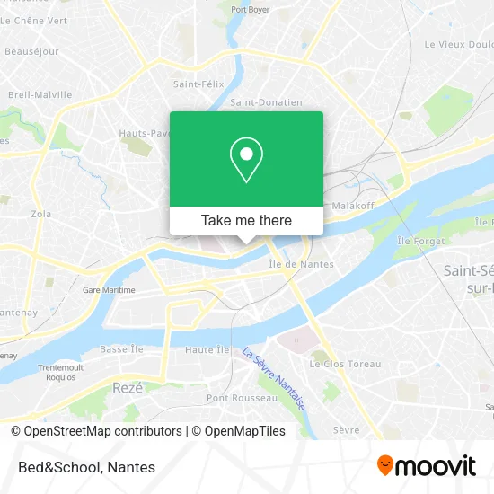 Mapa Bed&School