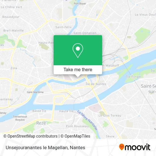 Unsejouranantes le Magellan map