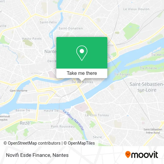 Novifi Esde Finance map