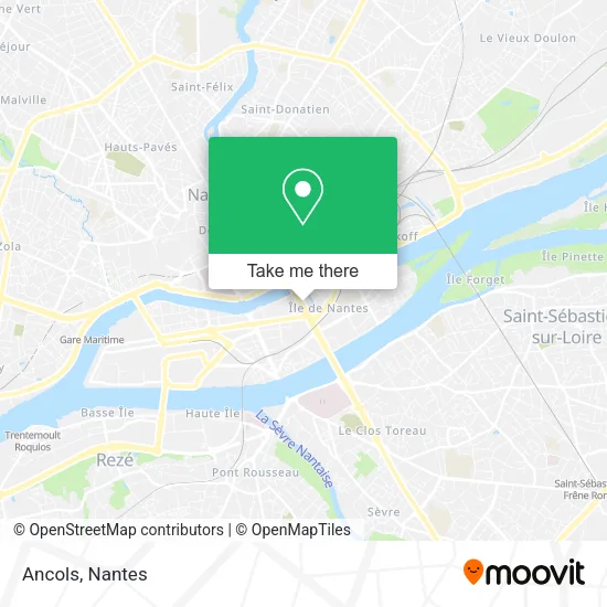 Ancols map