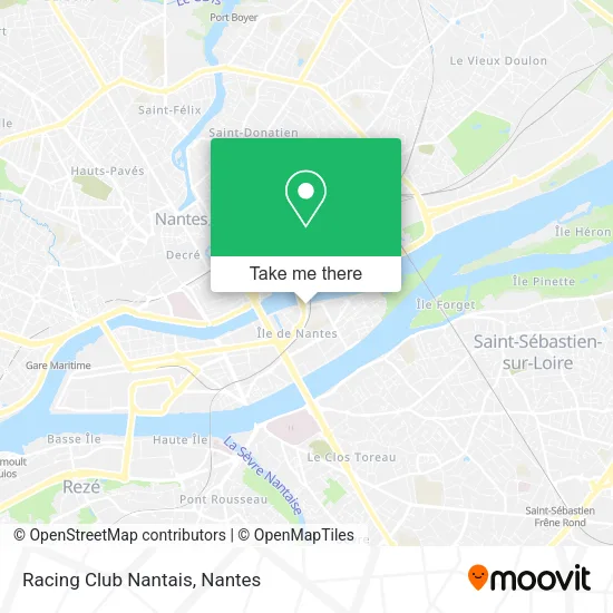 Racing Club Nantais map