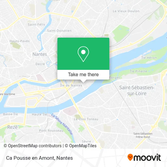 Mapa Ca Pousse en Amont