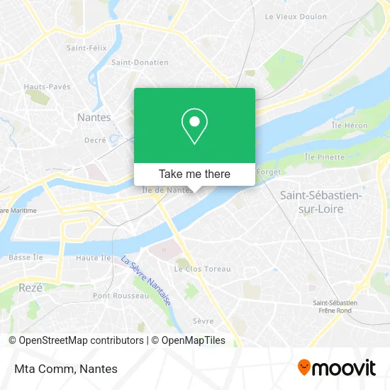 Mapa Mta Comm