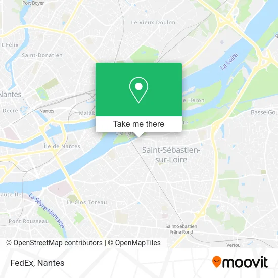 FedEx map