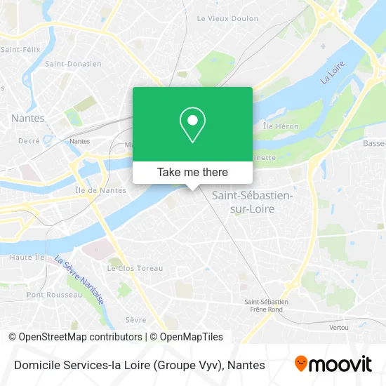 Mapa Domicile Services-la Loire (Groupe Vyv)