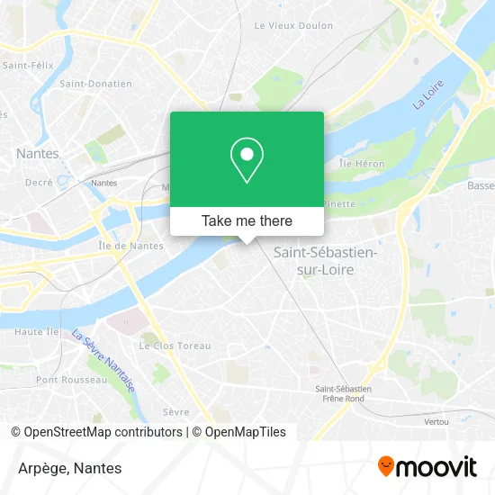 Mapa Arpège