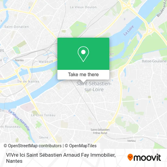 VIVre Ici Saint Sébastien Arnaud Fay Immobilier map