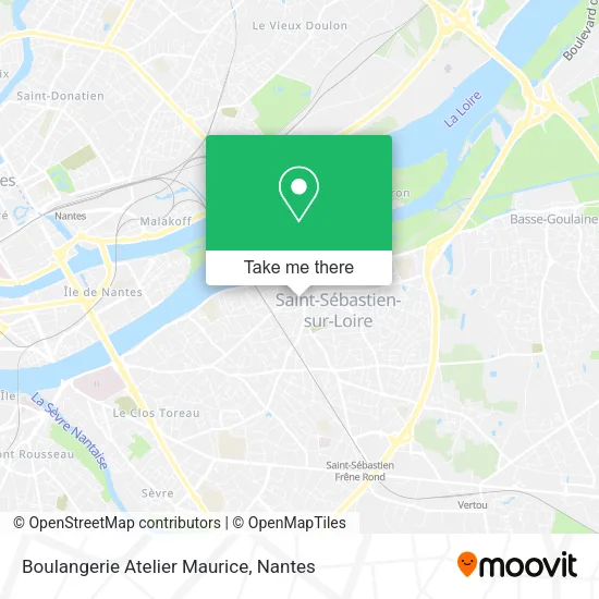 Boulangerie Atelier Maurice map