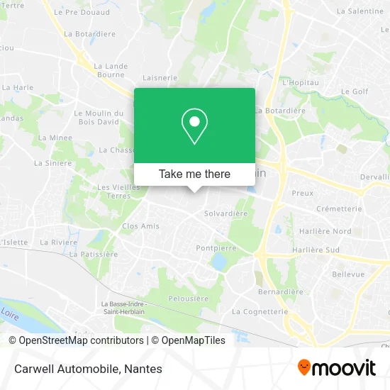 Carwell Automobile map
