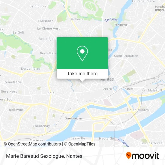Marie Bareaud Sexologue map