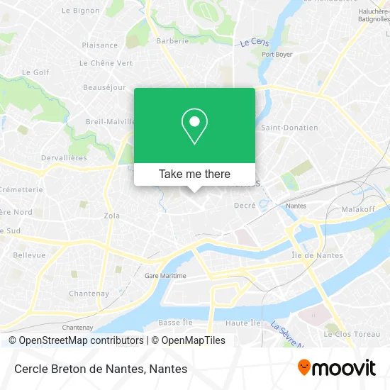 Cercle Breton de Nantes map