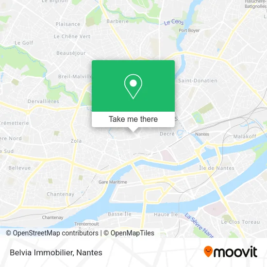 Mapa Belvia Immobilier