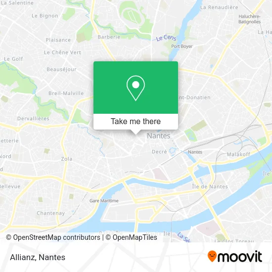 Mapa Allianz