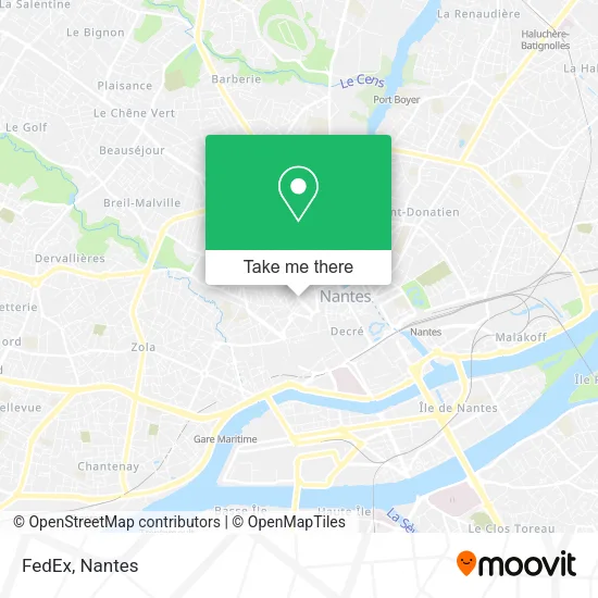 Mapa FedEx