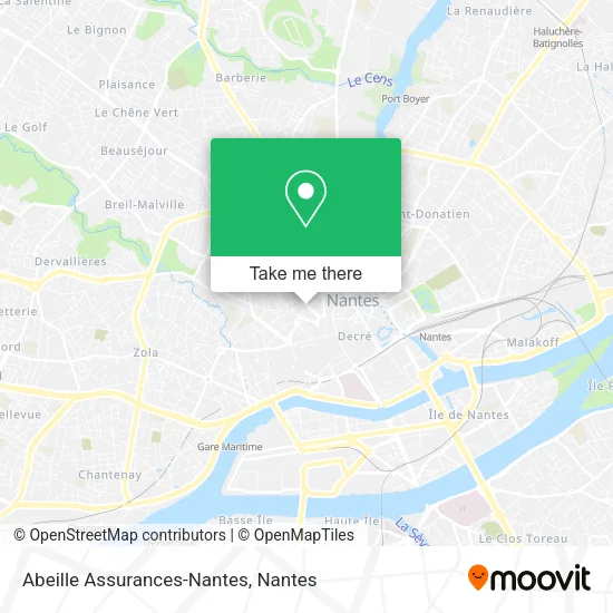 Abeille Assurances-Nantes map