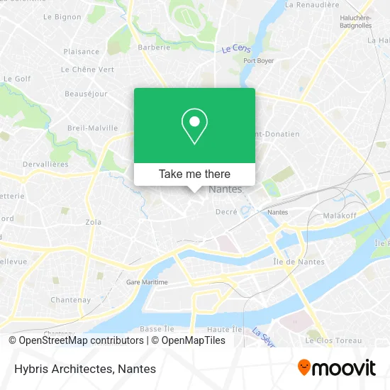 Hybris Architectes map