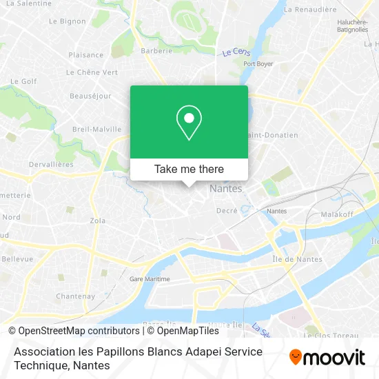 Mapa Association les Papillons Blancs Adapei Service Technique