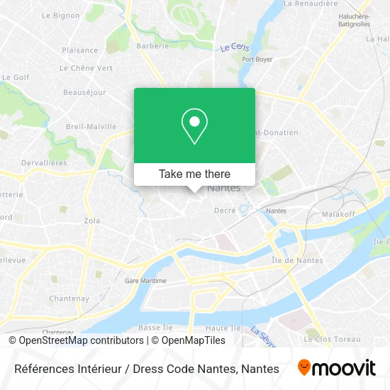 Mapa Références Intérieur / Dress Code Nantes