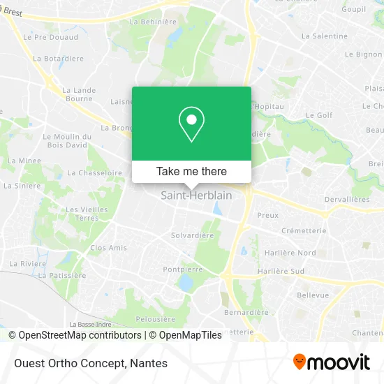 Ouest Ortho Concept map