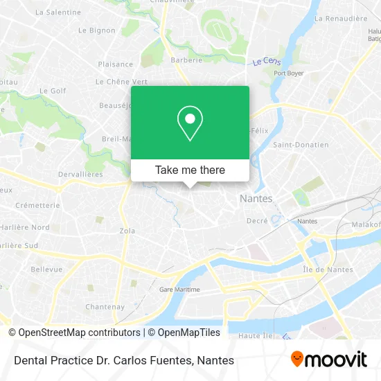 Mapa Dental Practice Dr. Carlos Fuentes