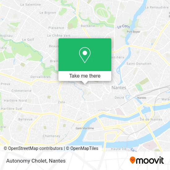 Autonomy Cholet map