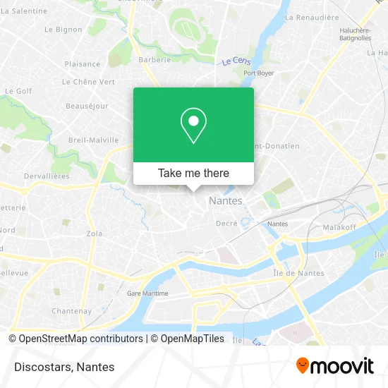 Mapa Discostars