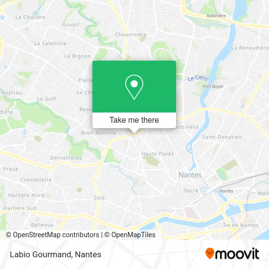 Labio Gourmand map