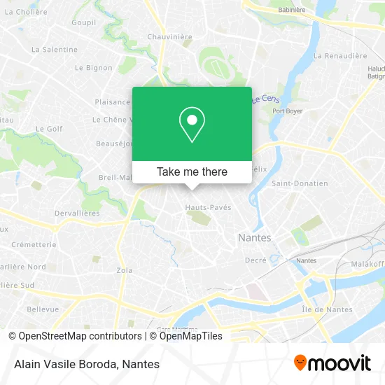 Mapa Alain Vasile Boroda