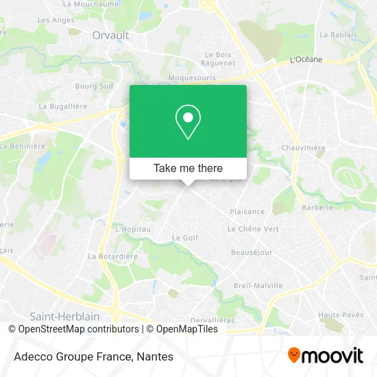 Mapa Adecco Groupe France