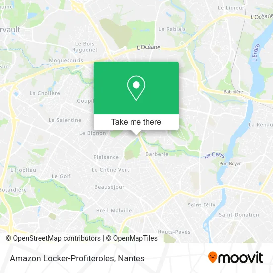 Mapa Amazon Locker-Profiteroles