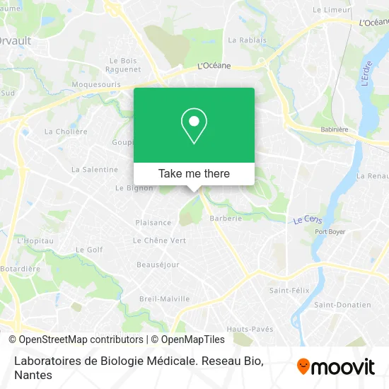 Laboratoires de Biologie Médicale. Reseau Bio map