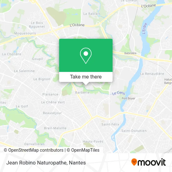 Jean Robino Naturopathe map