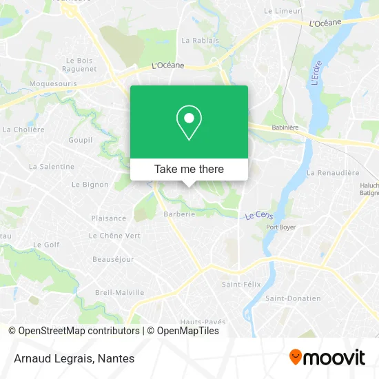 Mapa Arnaud Legrais
