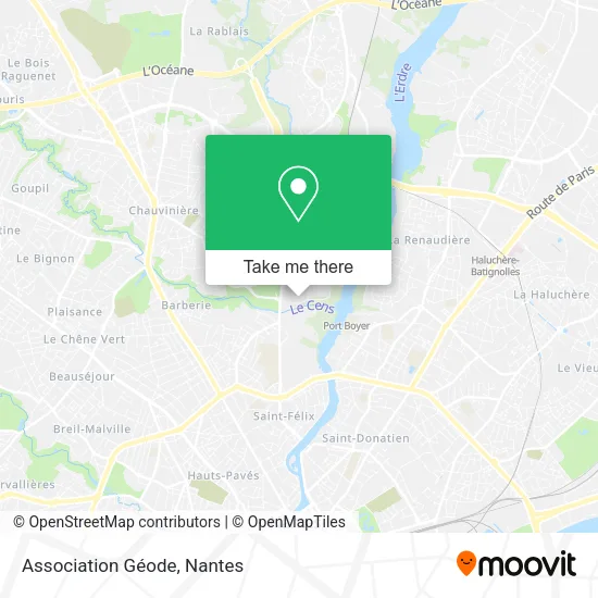 Mapa Association Géode