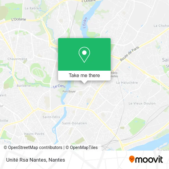 Unité Rsa Nantes map