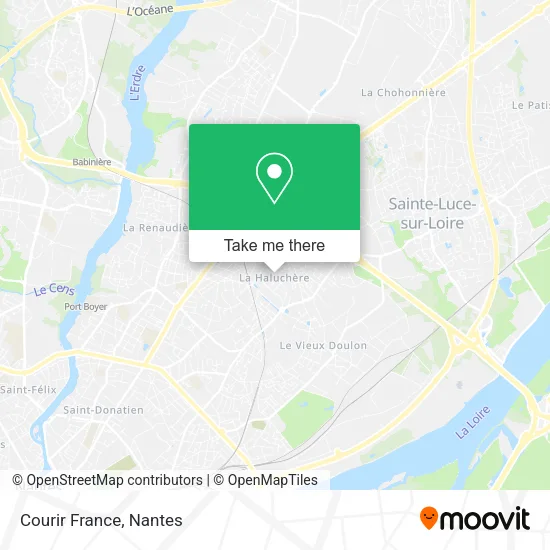 Courir France map