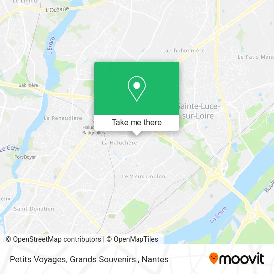Petits Voyages, Grands Souvenirs. map