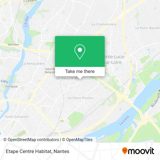 Mapa Etape Centre Habitat