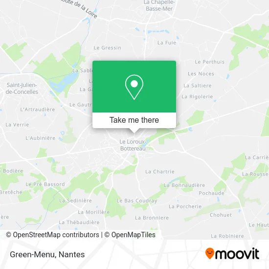 Mapa Green-Menu