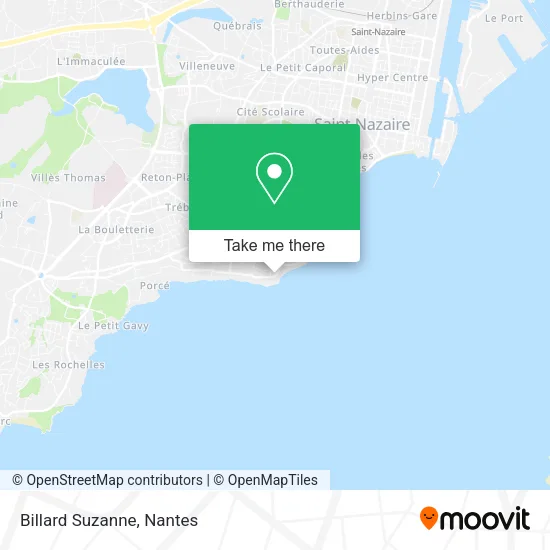 Mapa Billard Suzanne